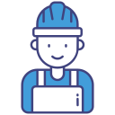 trabajador de la construcción icon