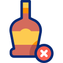 sin alcohol icon