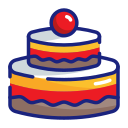 pastel de año nuevo icon