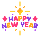 feliz año nuevo icon