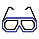 gafas 3d icon