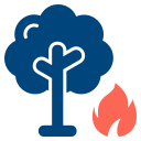 incendio forestal icon