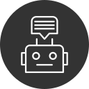 robot conversacional icon