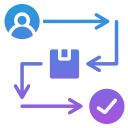 recorrido del cliente icon