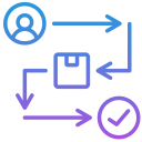 recorrido del cliente icon