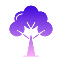 árbol en flor icon