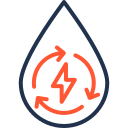 energía del agua icon