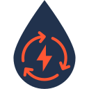 energía del agua icon