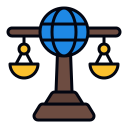 derecho internacional icon