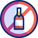 sin alcohol icon