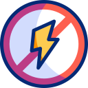 sin electricidad icon