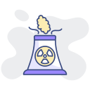 energía nuclear icon