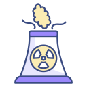 energía nuclear icon