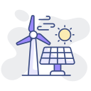 energía renovable icon