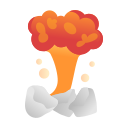 explosión nuclear icon