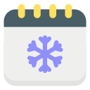 calendario de invierno icon