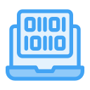 código binario icon