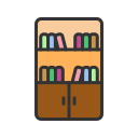 estante para libros icon