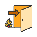 salida de incendios icon