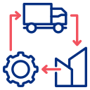 cadena de suministro icon