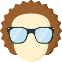 Hipster icon
