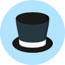 Top hat icon