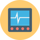 máquina de ecg 