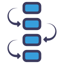 proceso de flujo de trabajo icon