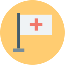 bandera del hospital icon