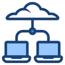 servidor de computación en la nube icon