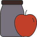 mermelada de manzana icon