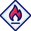 inflamable icon