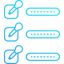 codificación de colores icon