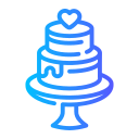 pastel de bodas icon