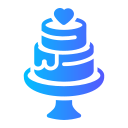 pastel de bodas icon