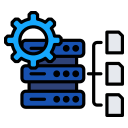 canalización de datos icon