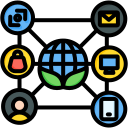 ecosistema digital icon