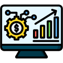 economía digital icon