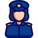 mujer policía icon