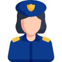 mujer policía icon