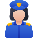 mujer policía icon