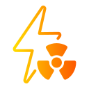 energía nuclear icon