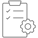 evaluación del proyecto icon