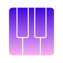 teclas del piano icon