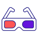 gafas 3d icon