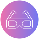 gafas 3d icon