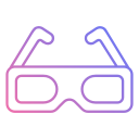 gafas 3d icon