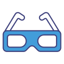 gafas 3d icon