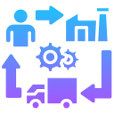 cadena de suministro icon