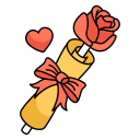 flor rosa icon